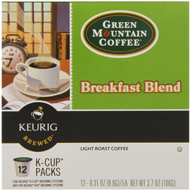 Keurig Green Mountain Coffee Breakfast Blend K-Cup