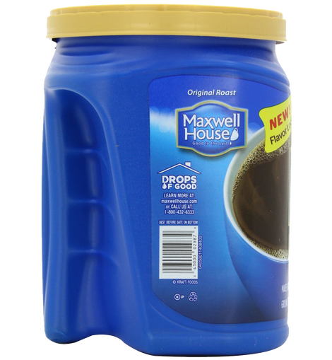 Maxwell House Original Roast Ground Coffee Value Container