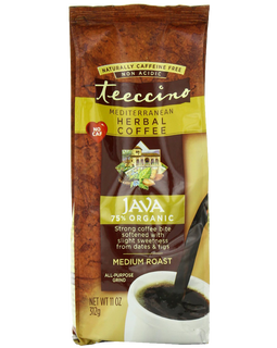 Teeccino Herbal Coffee Mediterranean Java Caffeine Free